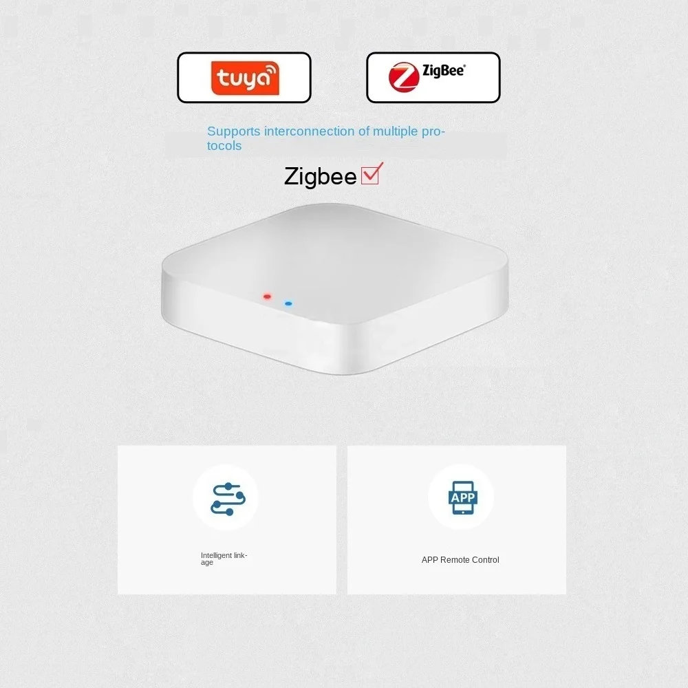 Tuya Zigbee Gateway Graffiti Intelligent Wireless Multi-Mode Gateway Smart Home Remote Control Remote Voice Control
