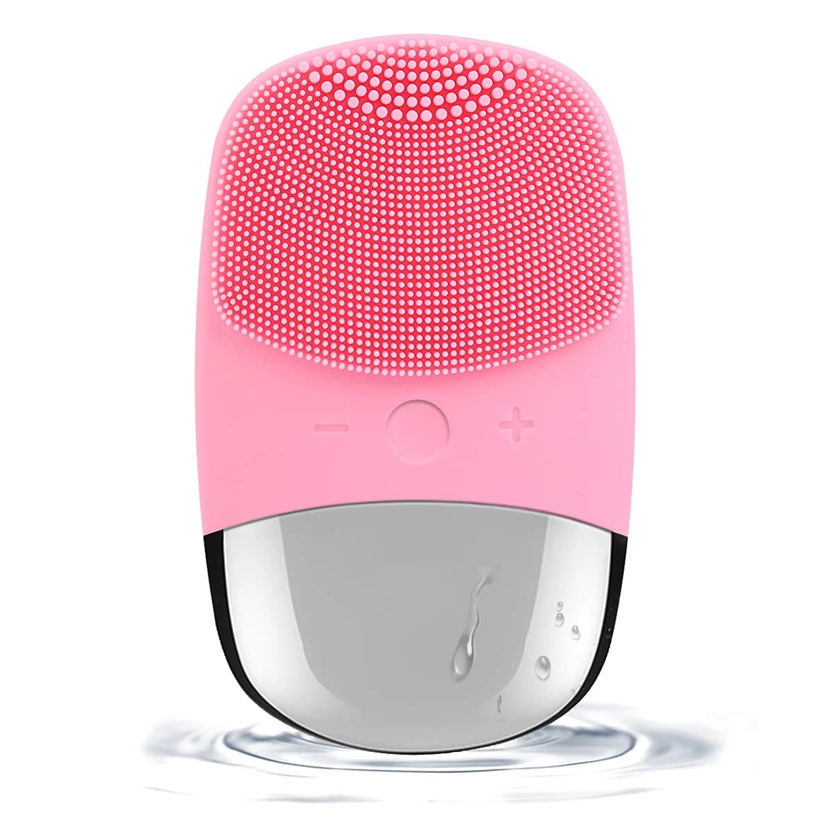 Powered Facial Cleansing Brush Devices Face Exfoliator Exfoliating Brush Waterproof Sonic Vibrating Face Massaging Brush