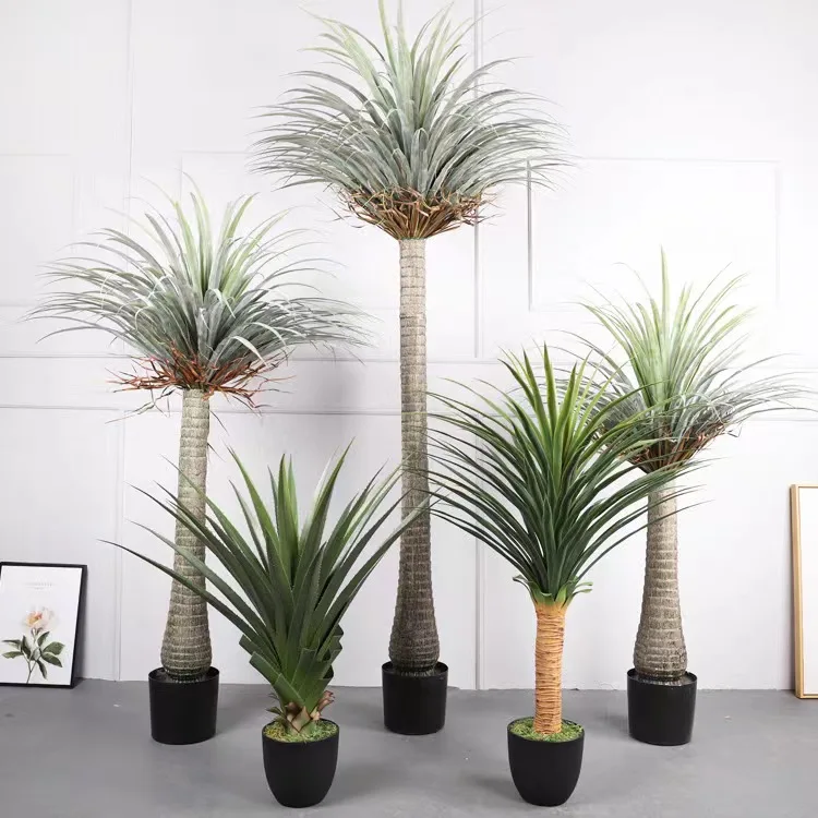 150cm 190cm 230 cm Single Trunks Simulation Tree Artificial Cycas Artificial Plants for Home Decoration Hotel Office