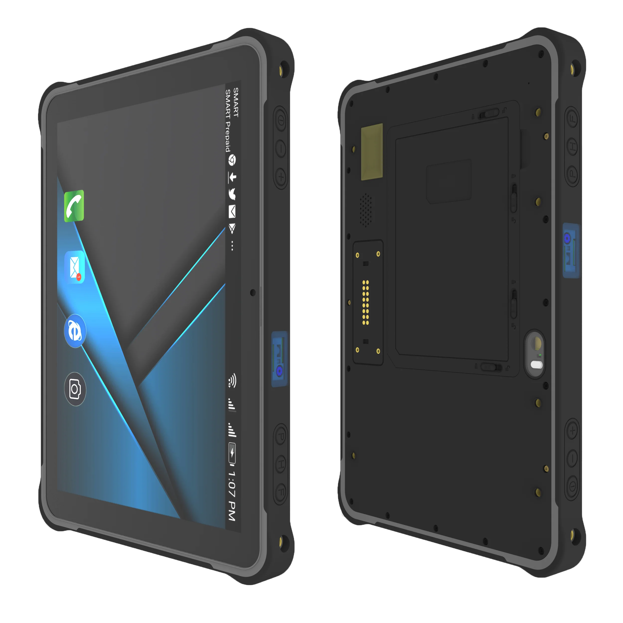 10.1inch Android11 Rugged Tablet RAM 6G 128G ROM 4g LTE, WIFI, BT, GPS, protection class IP65, Industrial Tablet with 2D Barcode