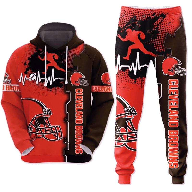 2025 Wholesale New Styles All 32 Football Teams Steelers Packers Raiders Hoodies Pants Man Sports Sets