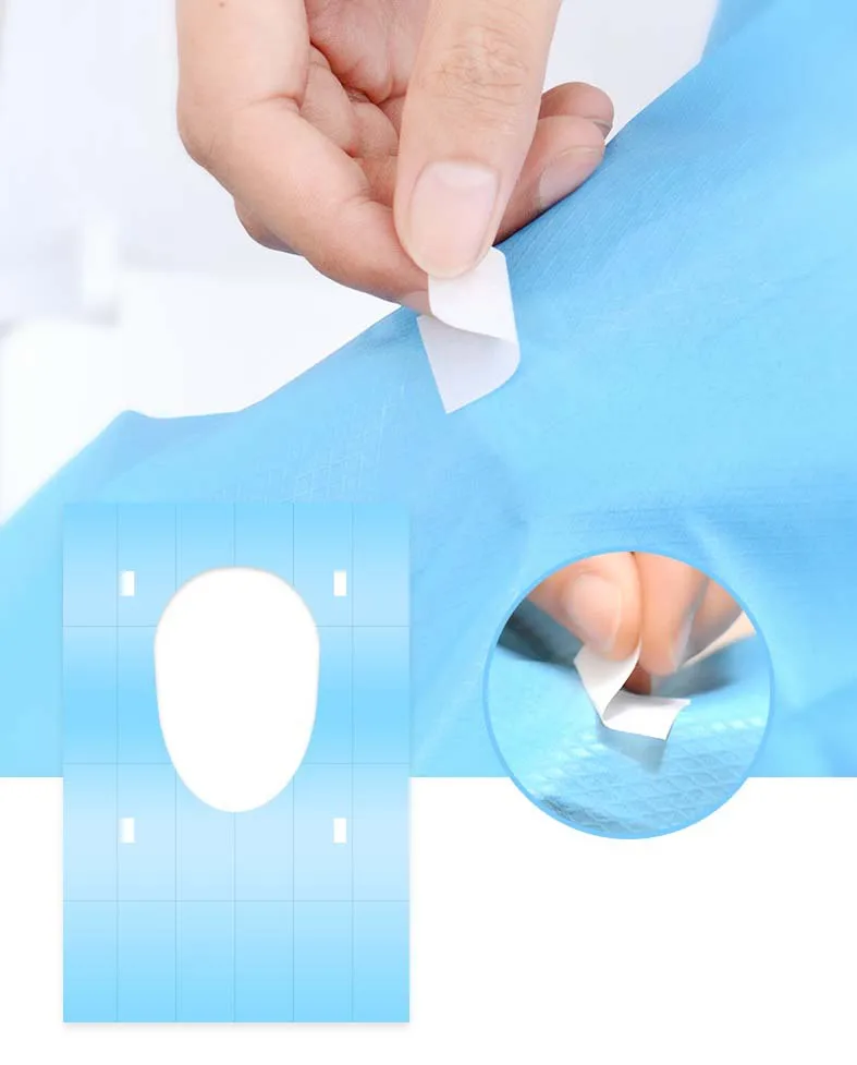 low price manufacture commercial adhesive travel toilet seat cover disposable paper waterproof commercial
