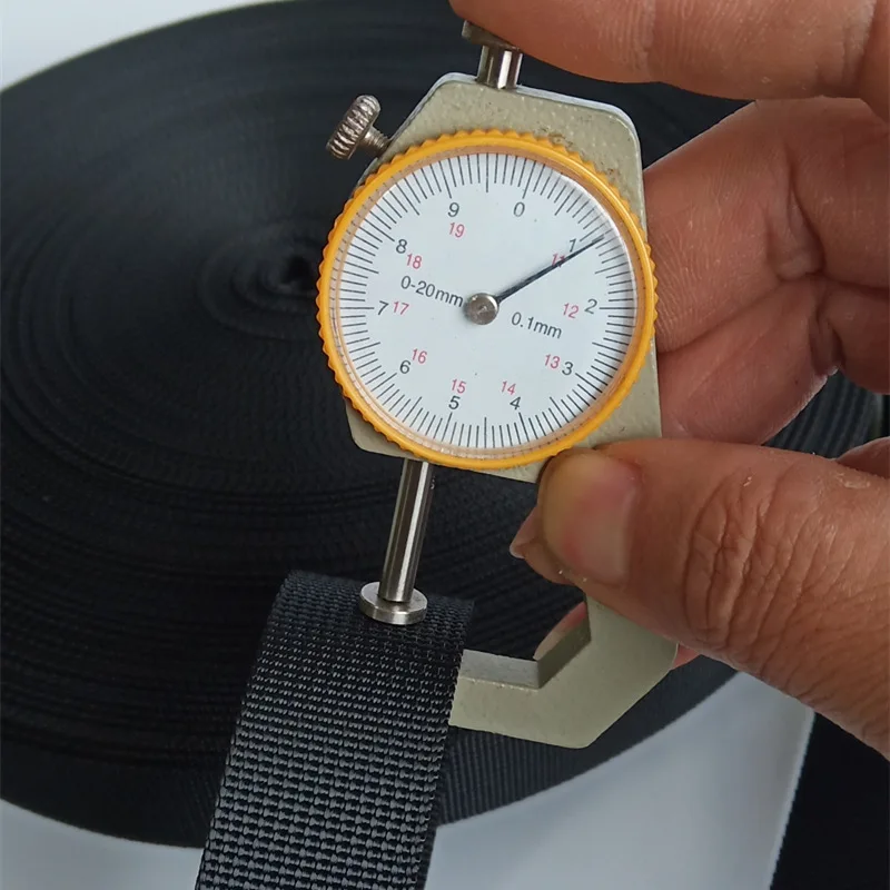 Custom Recycled Polyester Nylon Webbing Imitation  Nylon Strap Webbing