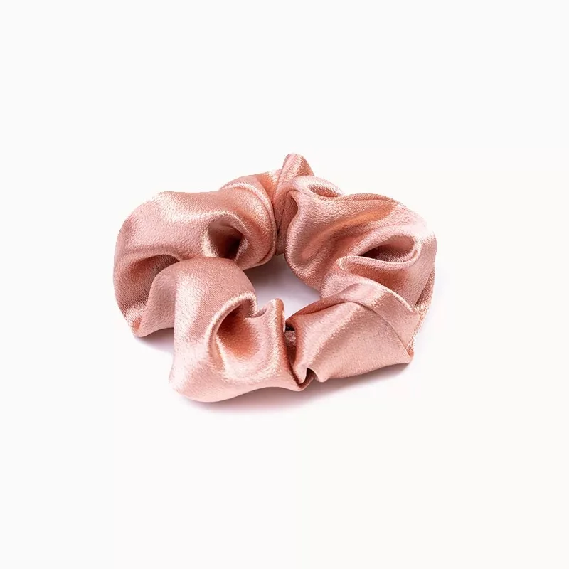 Scrunchies Ties Satin Women Elastic Bands Womens Fabric Ponytail Band Plain Color Hair Tie