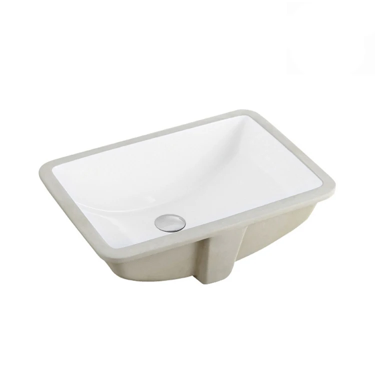 CUPC certificate  rectangular ceramic undermount wash basin upc bathroom sink for vanity