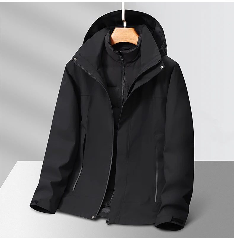 80% Eiderdown Liner Winter Outdoor Coat High Quality Breathable Warm Waterproof Winter Men Jacket