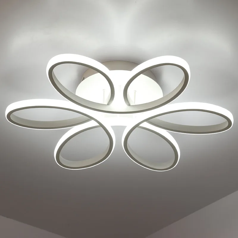 Living Room LED Ceiling Light Modern Dia74cm Flower LED Ceiling Lamp