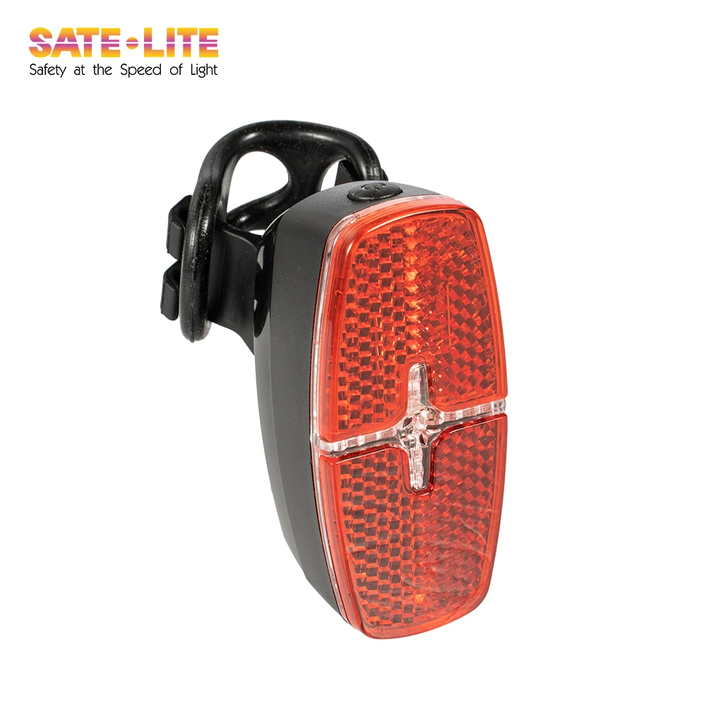 
Factory direct Sate-lite USB rechargeable bike light StVZO eletric bike rear light CREE LED waterproof 