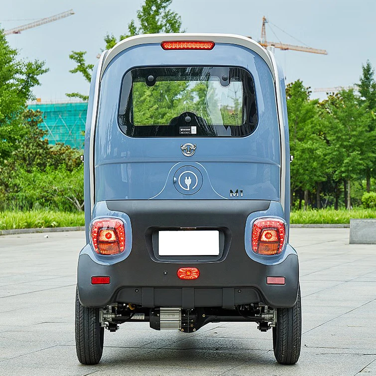 used 1500W adults three-wheel three-seat mini fully enclosed low-speed electric tricycle passenger scooter car for sale