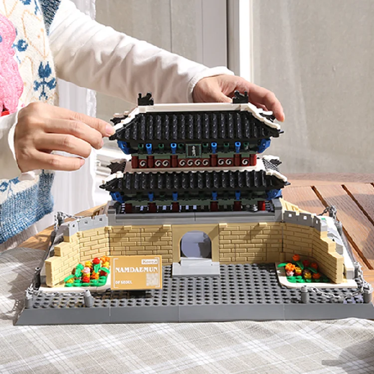 wholesale toys kids gift sets Bricks constructionNamdaemun kids plastic toys disassemble building