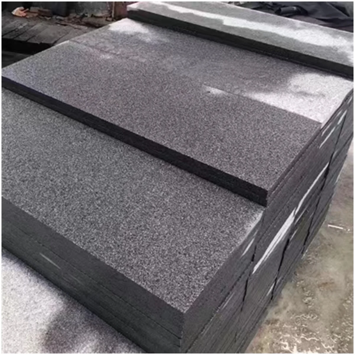 China dark grey granite g654 grey granite paving stone Padong granite stone tile
