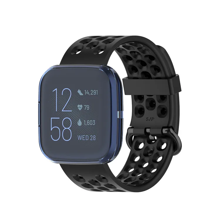  Мягкий ТПУ полноэкранный защитный чехол для умных часов fitbit versa2 versa