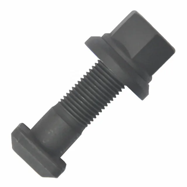 Grade 10.9 12.9 Wheel Hub Bolts For Truck And Trailer M12 M14 M22 Chrome  Heavy Truck Bolt And Nut Carbon Steel Wheel Lug Bolt