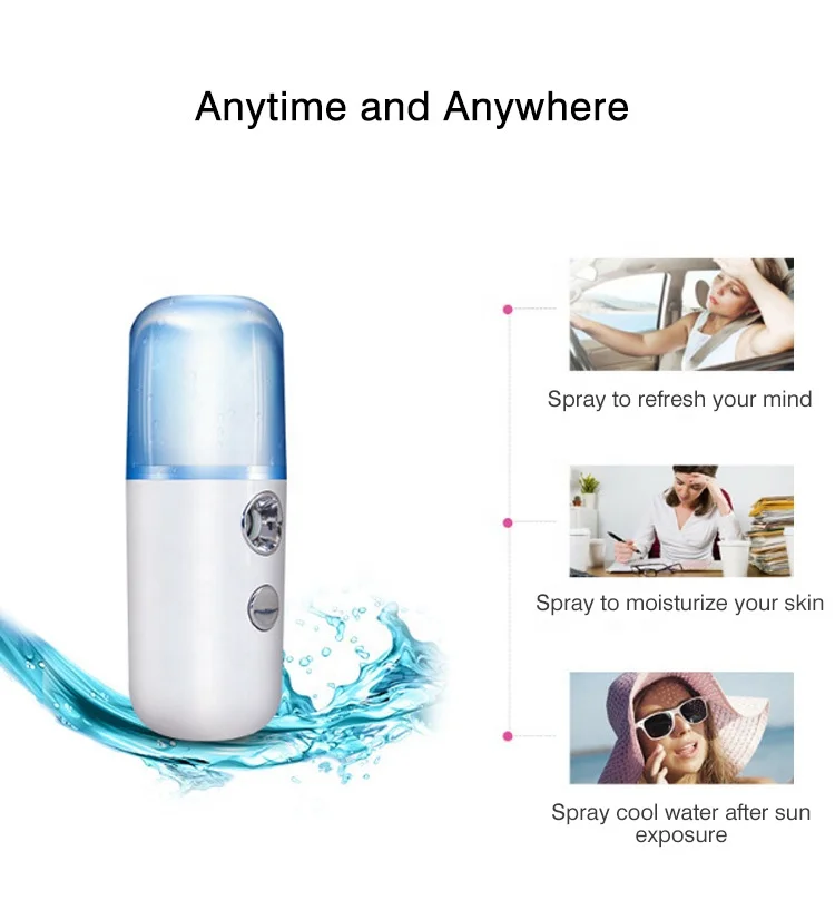  Недорогой автоматический мини-распылитель Nano Nebulizer ультразвуковой отпариватель для лица