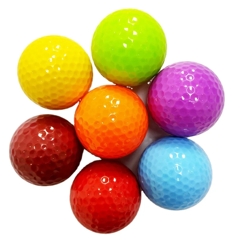 double range colorful personalized golf practice balls with logo customization