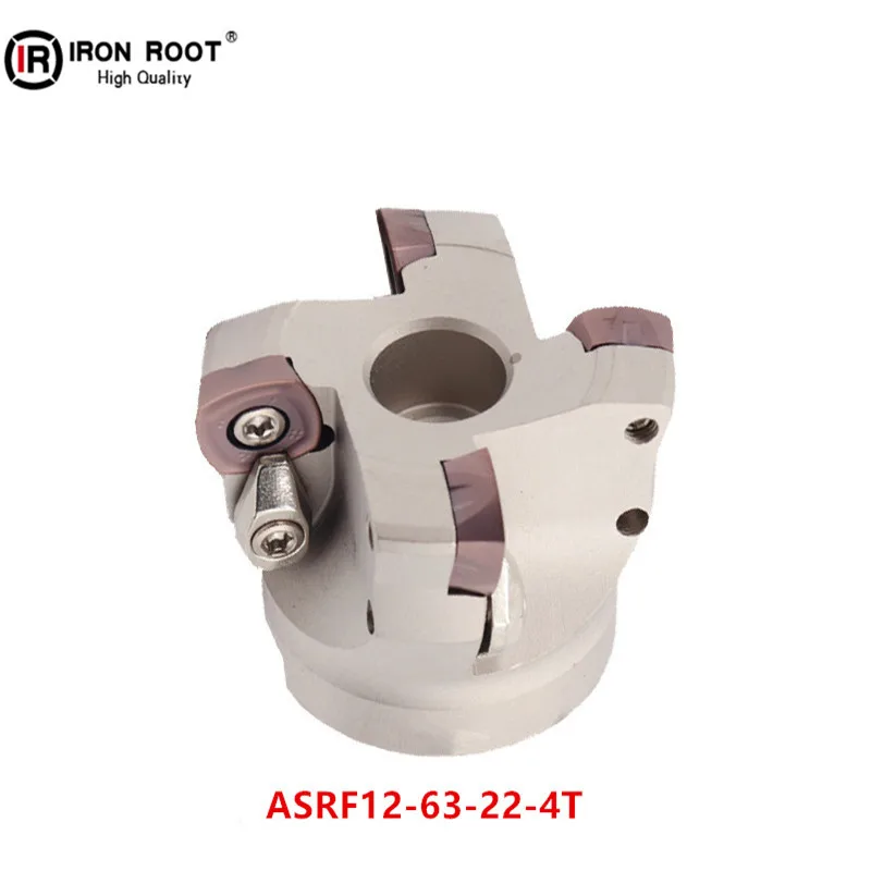 ASRF12-63-22-4T 4flute Fast-forward Indexable Face Milling Cutter For SDMT Insert