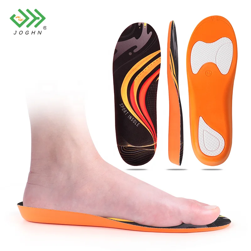 Foot Care Gel Insole Premium High Arch Support Shoe Insole Flat Feet Orthotic Insoles