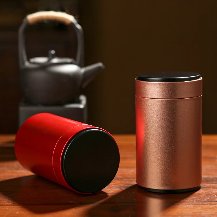 Competitive Empty Food Grade Metal Container 85*145mm Tea Tin Box