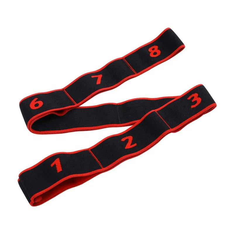 Physical Therapy Multi Loop Elastic Stretching Resistance Yoga Strap