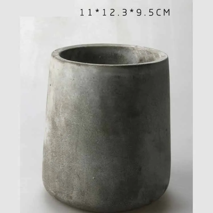 European style plant flower pot vase gardening silicone mold in different sizes and shapes