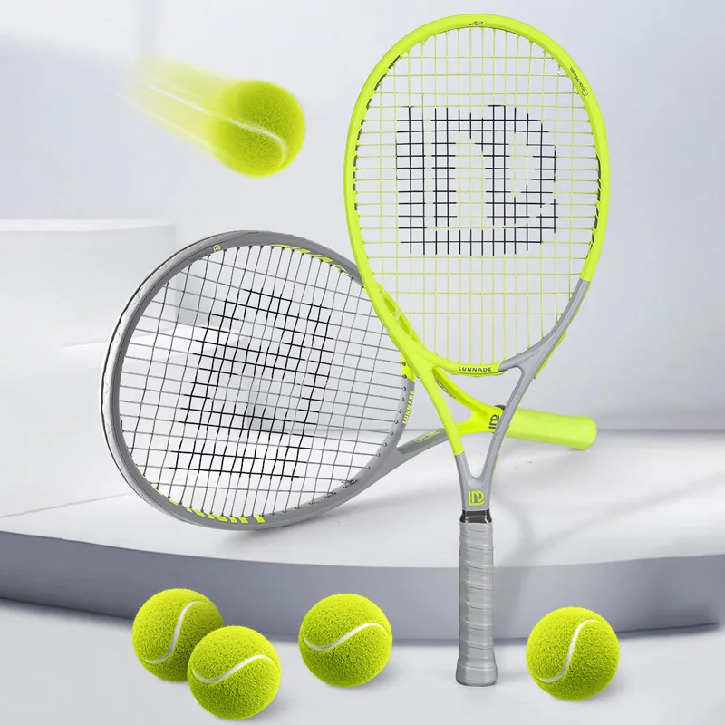 Wholesale Price Profesional Tennis Racket 27 Inch Tennis Racket With Bag Professional Carbon Gemini Tennis Racquet For Couple