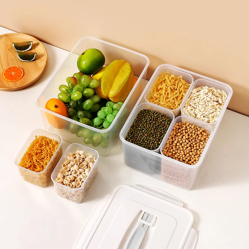 Household airtight vegetable fruit storage container kitchen food fresh fridge storage box & bin