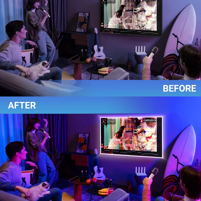 Smart Lights Christmas Decoration Google Aleaxa IP65 10W/M DMX512 Programmable Flexible RGB LED Strip Light