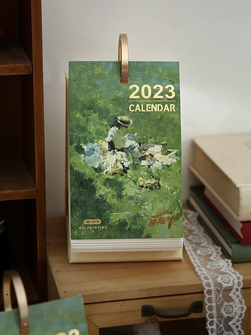Настольная подставка для календаря Smart Size календари на 365 дней 2023 легко отрывать календарь печать по запросу с коробкой
