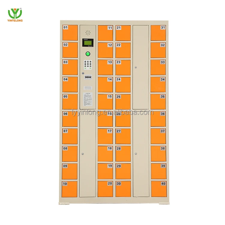 Yinlong smart charging lockers pin system&Bar code usb digital electronic  smart safe smart storage  cell phone charging locker