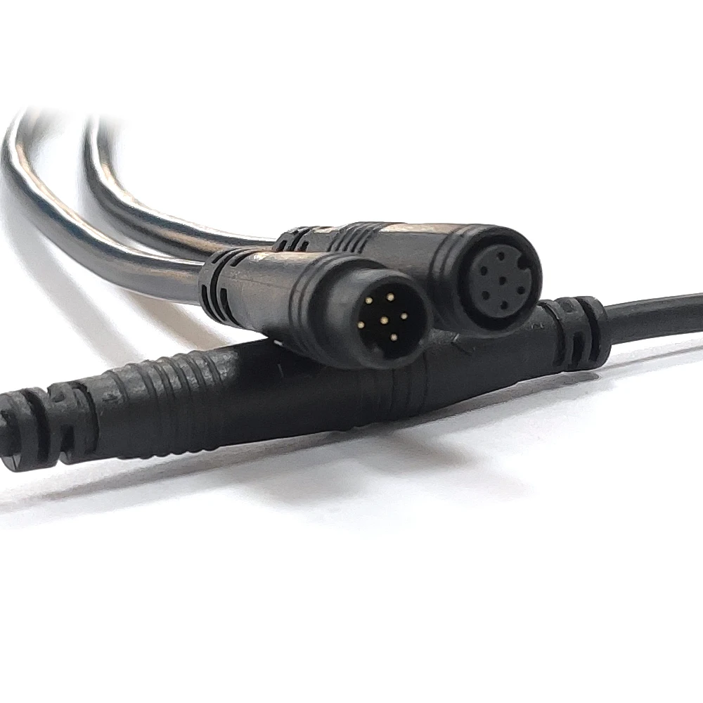 IP65 Waterproof Circular Female or Male M8  Connector Factory 6 Pin Poles Cable Connector