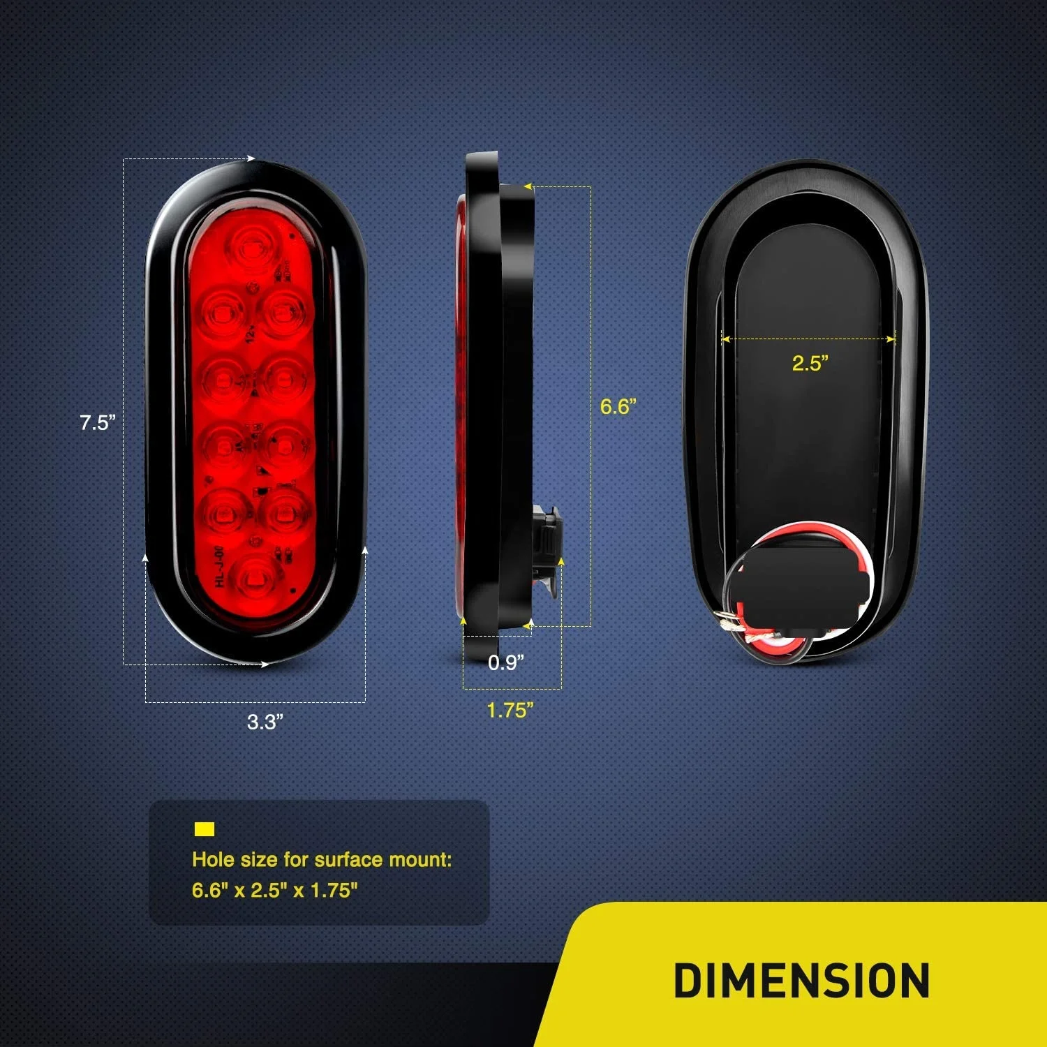 truck trailer tail lamp