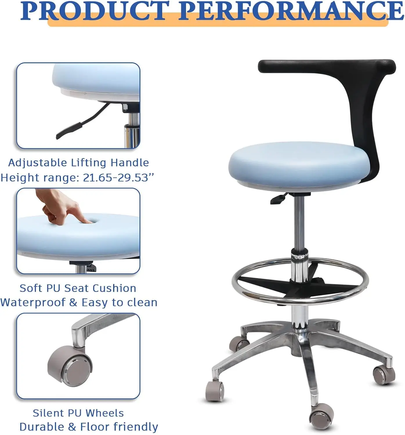 Medical Hospital Adjustable Dental Stool Assistant Dentist Doctor Chair Saddle Ce White Modern Sirona Dental Chair Price Manual