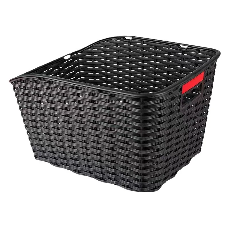 Large Size Plastic Bike Rear Pets Store Schoolbags Carrier Rack Basket Bicycle Rear Baskets