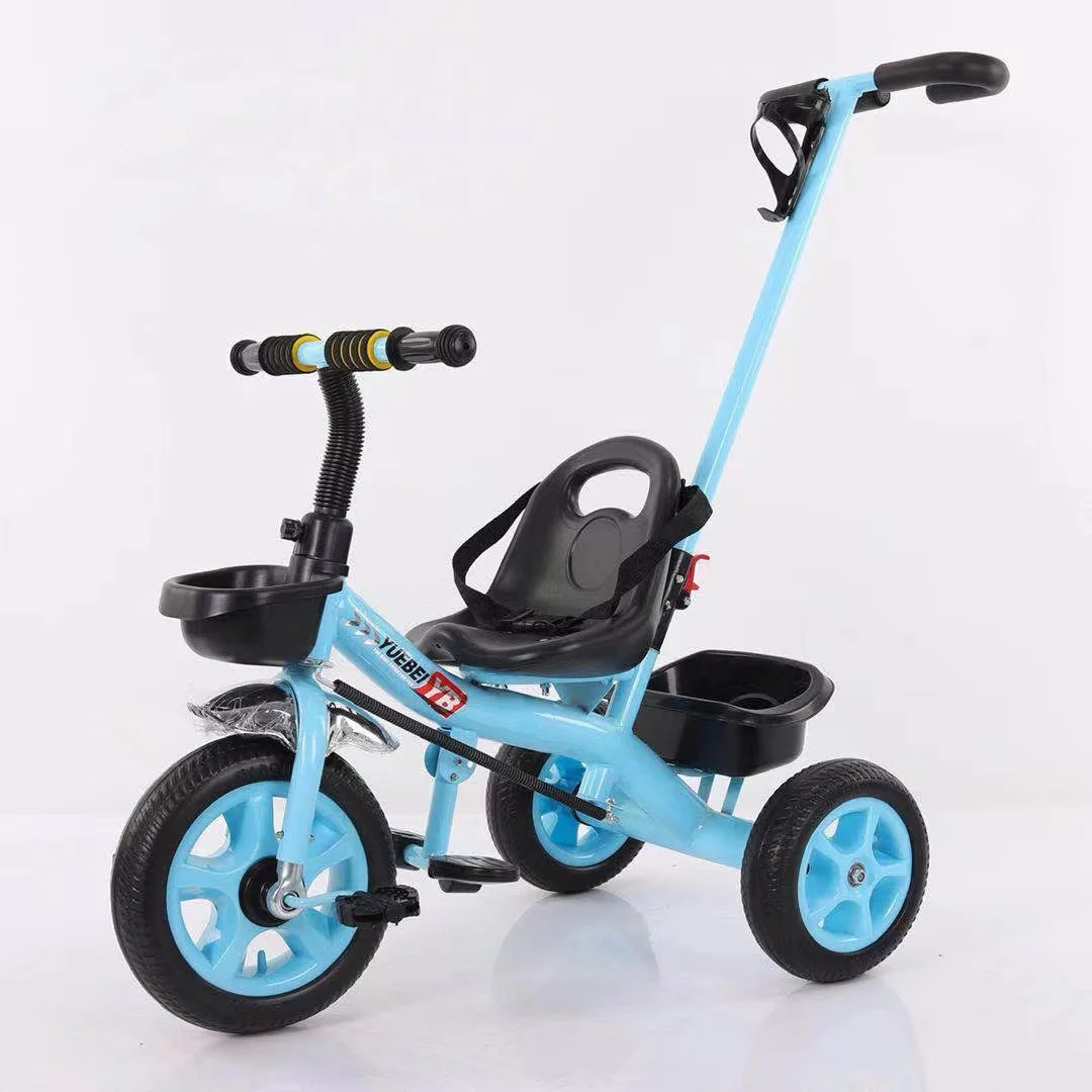 Children pedal tricycle trolley baby bicycle pedal outdoor stroller
