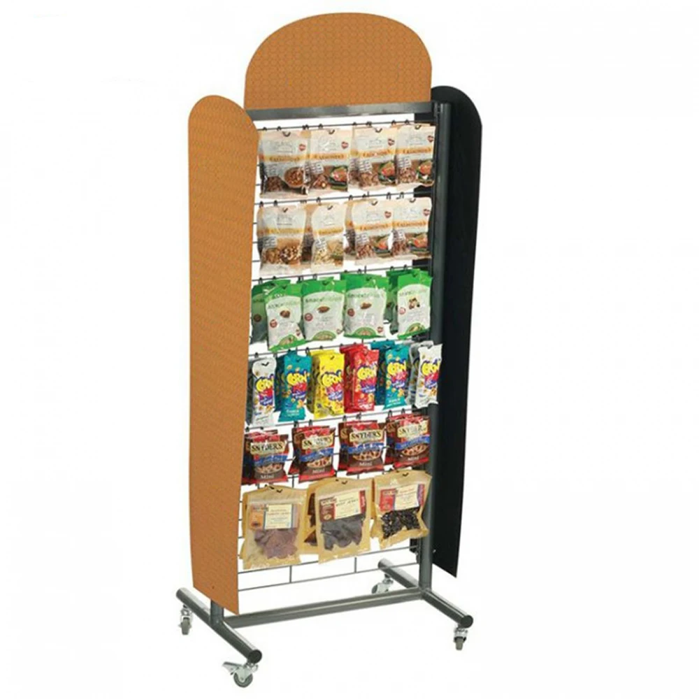 Подвижная Металлическая Подставка для закусок продуктового магазина или супермаркета выставочные стеллажи конфет на продажу