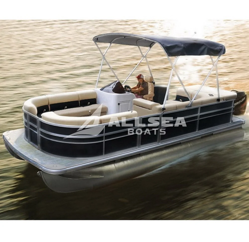 Allsea pontoon 7.6m 25ft  Luxury Recreational relaxing family party time Floating Aluminum Pontoon Boats