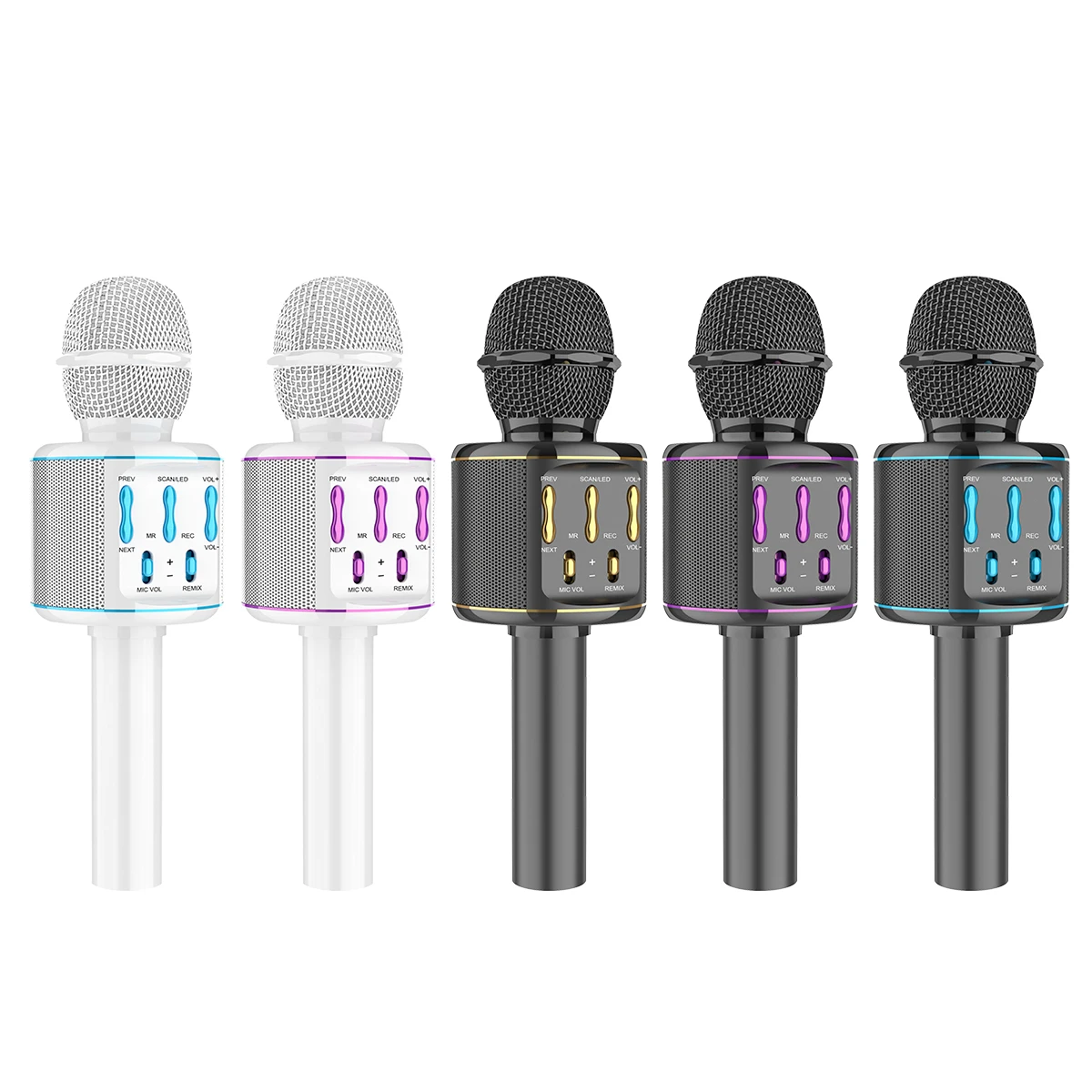 Mike Bluetooths Microphone Karaoke Wireless Microphone Ktv Speaker with Microphone Handheld for Home Kids Singing Usb Mic
