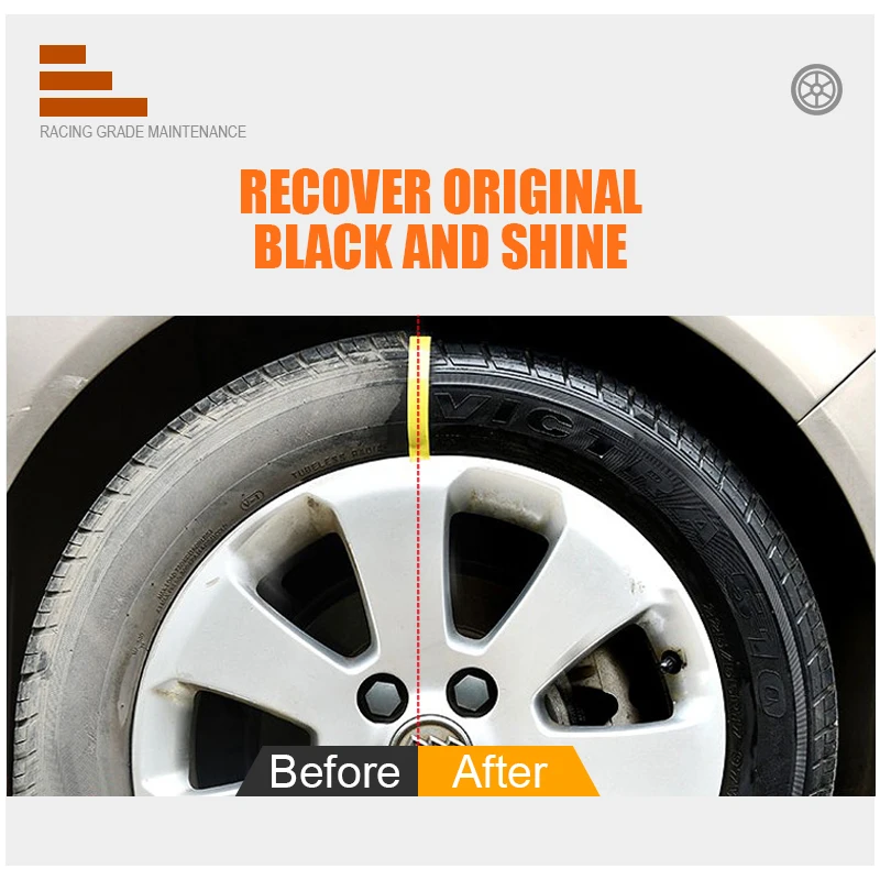 OEM Professional Car Wash Cleaning Products Auto Tyre Cleaning Agent Shine And Polish Tire Cleaner