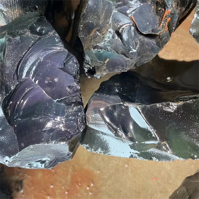 Wholesale Raw Crystals Healing Stones Natur rainbow Eye Obsidian Crystal Rough Gemstone for Sale