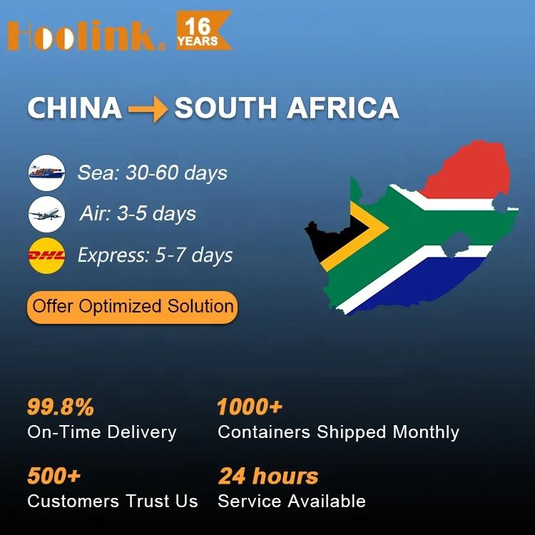 Professional Delivery Agent Shipping to South Africa Air Sea LCL Ship Freight Forward From China