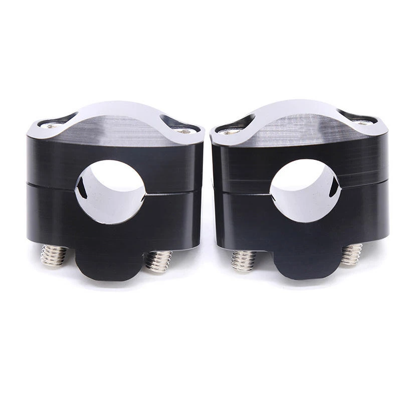 Factory Direct Motorcycle Modification Accessories CNC Alloy Handlebar Adapter 22.2MM Pit Dirt Motor Bike Motorcycle Clamp Riser