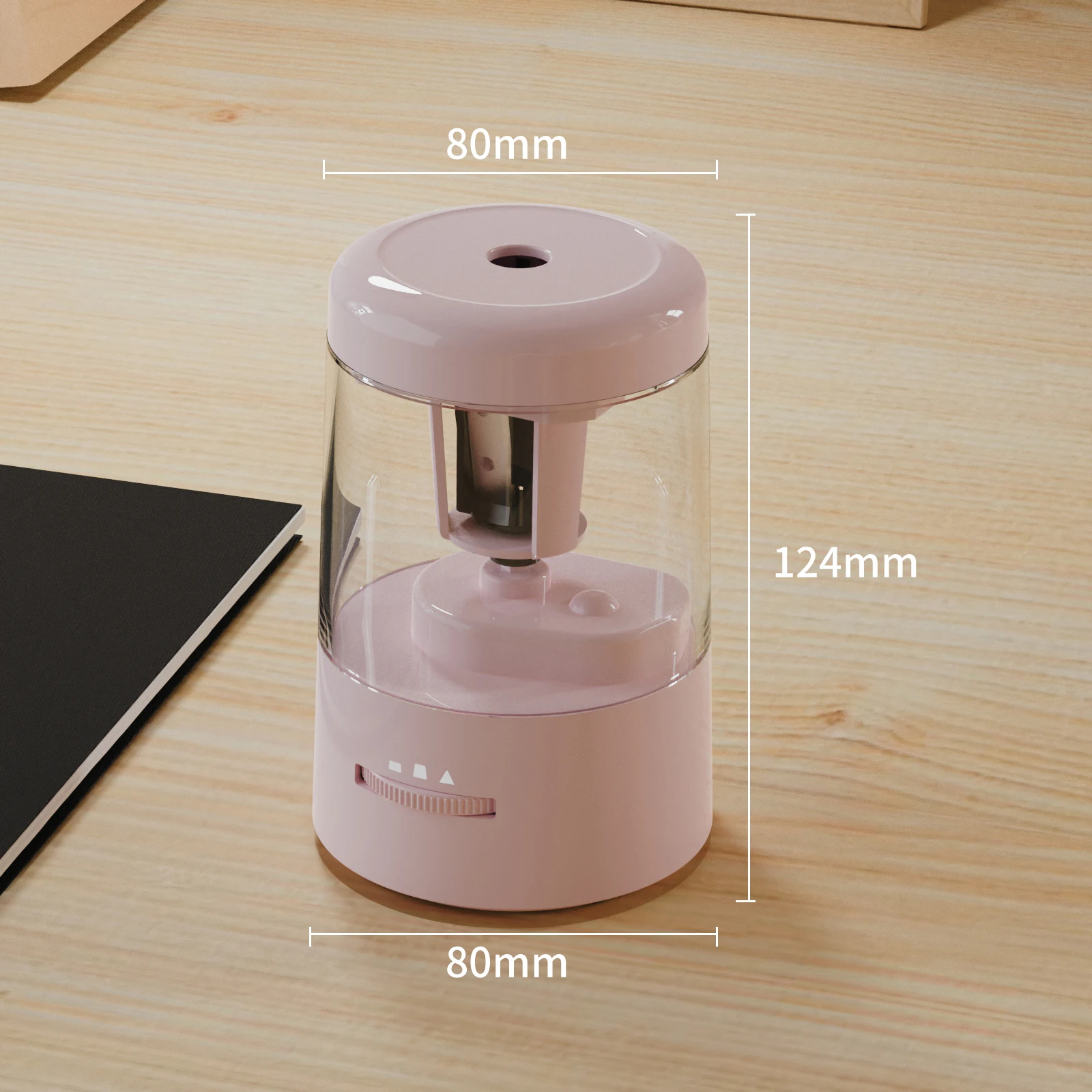 Super Sharp & Fast, Office/Home Electric Pencil Sharpener Plug in for 6-12mm Colored Pencils