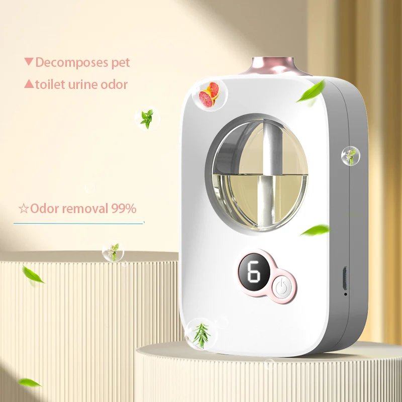 Automatic perfume machine Simple Essential oil supplement liquid Indoor toilet intelligent digital display pet deodorization