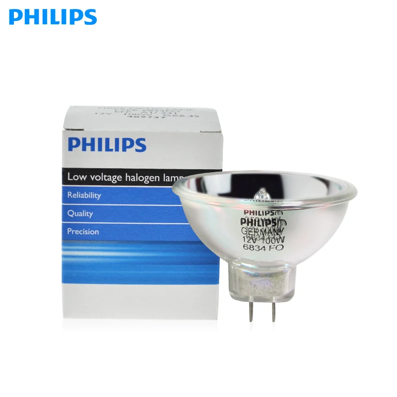 philips special halogen lamps 6834FO 100W GZ6.35 12V