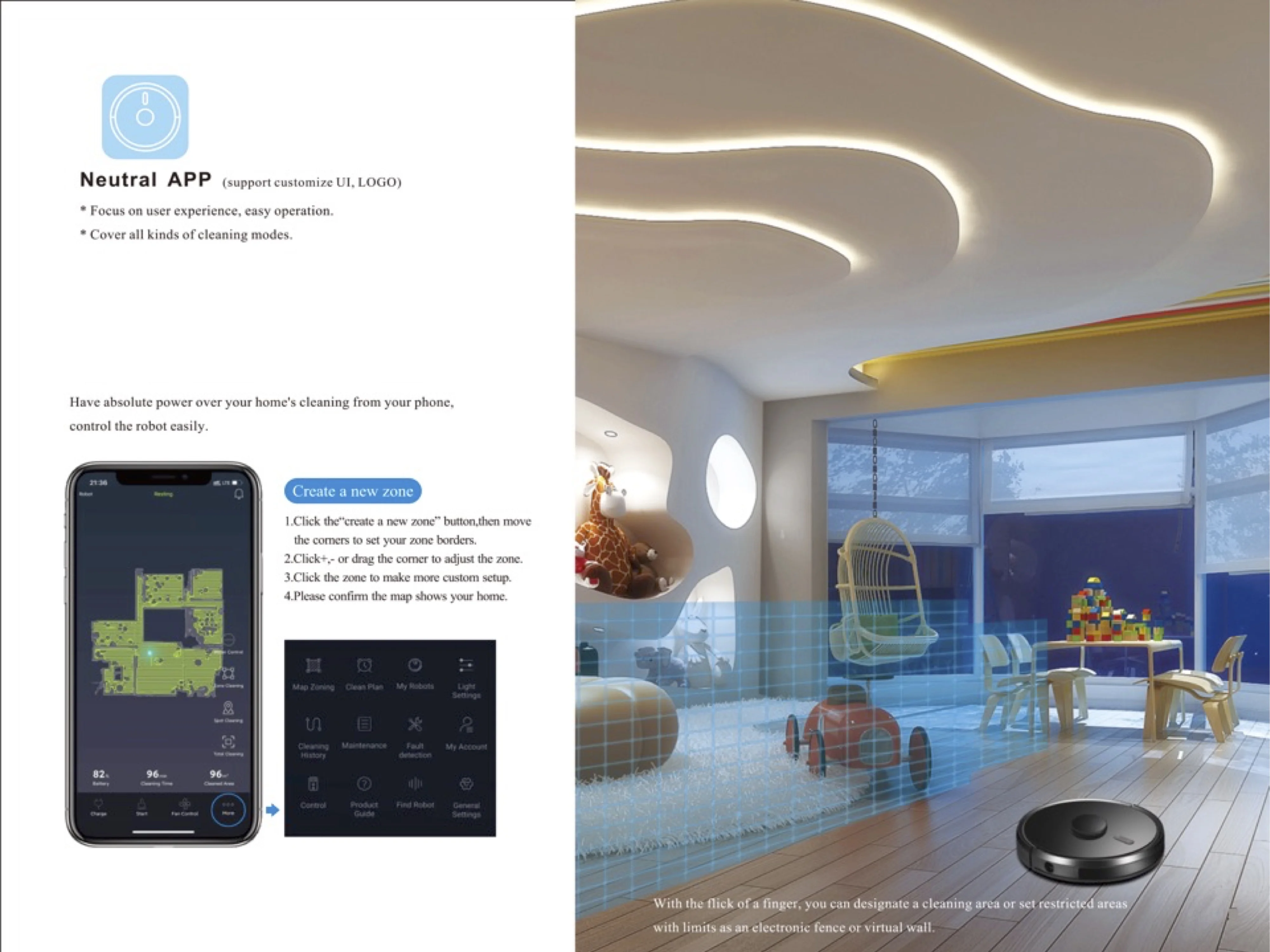 Новый 3000Pa цикло App управления авто режим Map навигация умный робот-пылесос робот пылесос для дома стол коврик для пола для чистки ковров