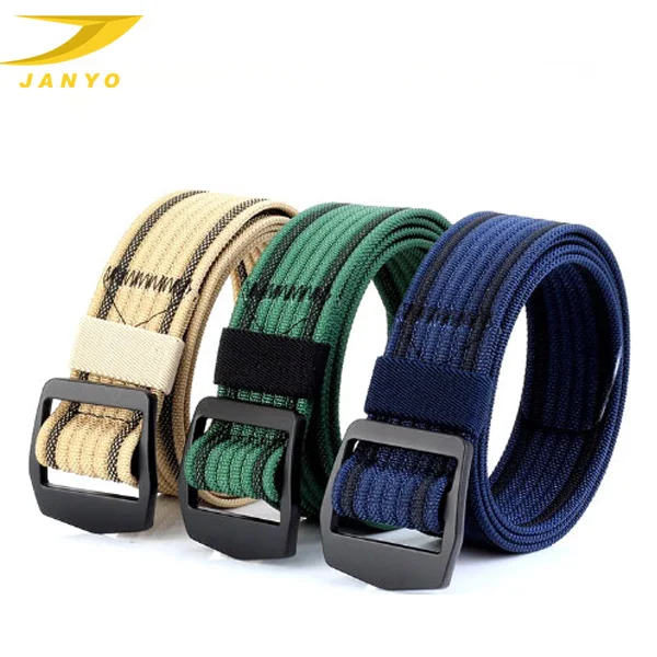 Fashion popular colorful men tactical nylon webbing belt