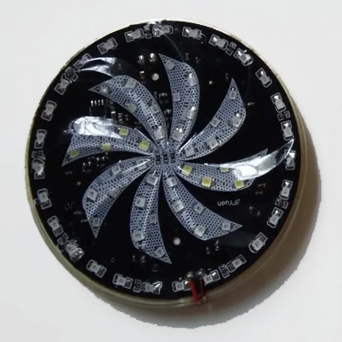 40 светодиодов SMD 2835 мотоциклетная Модифицированная ветряная мельница красочный свет огненное колесо свет Стайлинг вспышка атмосферная лампа с углами