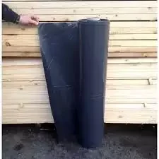 Black Plastic Builders Film 200 Um  Polythene Plastic Construction Film 10 X 100 Construction Recycled LDPE Plastic film