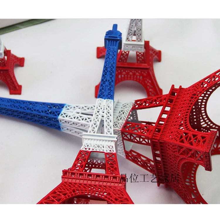 Wholesale custom france tourist gift metal eiffel tower souvenirs keychain