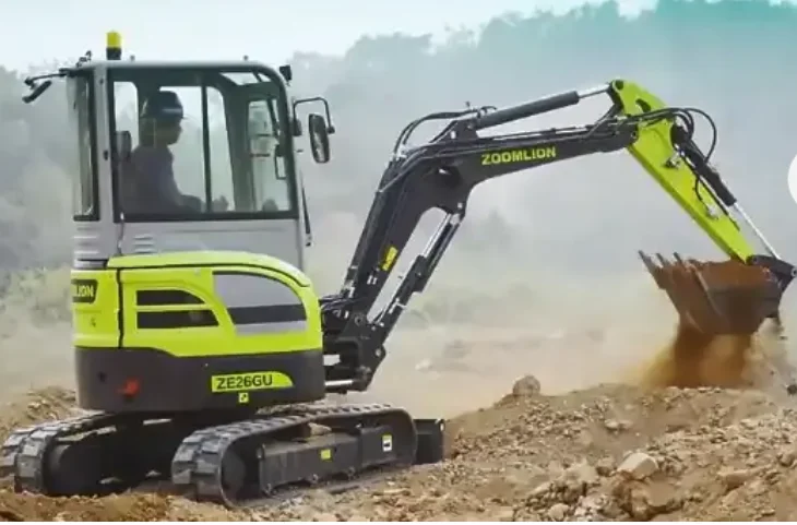 Cheap Price Zoomlion New Mini Digger ZE26GU With Rubber Track Crawler Excavator ZE26G For Sale